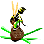 Wasp 4 Clip Art