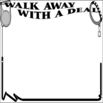 Walk Away with a Deal Frame Clip Art