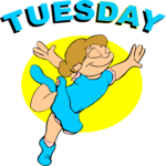 Kids - 3 Tuesday Clip Art