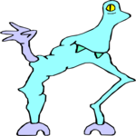 Mutant Creature 155 Clip Art