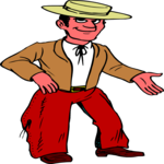 Cowboy - Spanish Clip Art