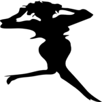 Woman Leaping