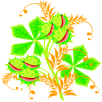 Horseshoe Geranium Clip Art