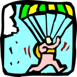 Sky Diving 10 Clip Art