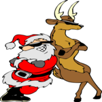 Santa & Reindeer - Cool