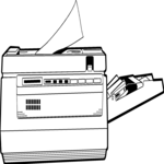 Printer 063 Clip Art