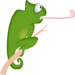 Chameleon 2 Clip Art