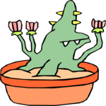 Mutant Plant 06 Clip Art