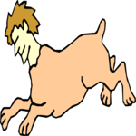 Man-Dog Clip Art