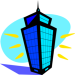 Office Building 1 Clip Art