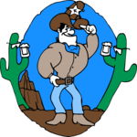 Cowboy 05 Clip Art