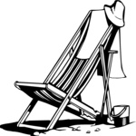 Beach Chair 4 Clip Art