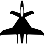 Plane Silhouette 13 Clip Art