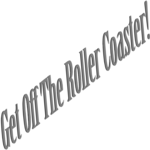 Get off the Roller Coaster Clip Art