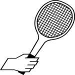 Tennis Racquet Clip Art