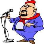 Man at Microphone