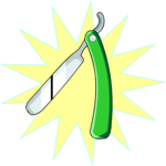 Razor - Straight Clip Art