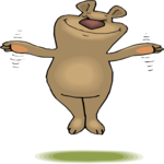 Bear Jumping for Joy 2