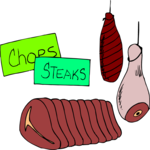 Assorted Meats Clip Art