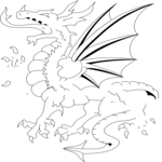 Dragon 011 Clip Art