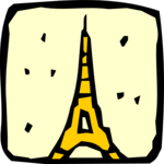 Eiffel Tower 07 Clip Art