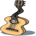 Guitar - Acoustic 27 Clip Art