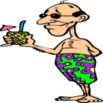 Swimsuit Man 4 Clip Art