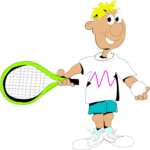 Tennis 062 Clip Art