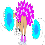 Cheerleader 04 Clip Art