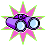 Binoculars 16 Clip Art