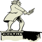 Statue - Goethe Clip Art