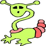 Space Alien 101 Clip Art