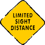 Limited Sight Distance Clip Art
