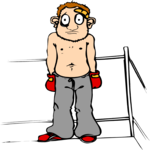 Boxer 07 Clip Art