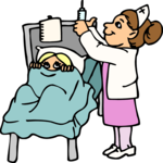 Nurse Giving a Shot 2 Clip Art