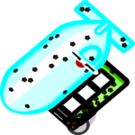 Blimp 13 Clip Art