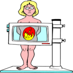 X-Ray - Flames 2 Clip Art