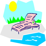 Chaise Lounge Clip Art