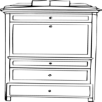 Dresser 1 Clip Art