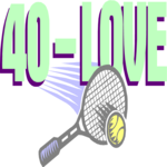 Tennis - 40 Love