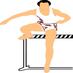 Hurdles 01 Clip Art