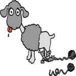 Sheep - Shaven Clip Art