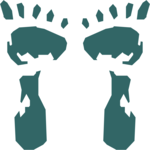 Footprints 09 Clip Art