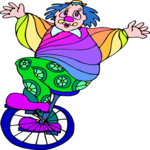 Clown on Unicycle