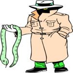 Secret Agent 6 Clip Art