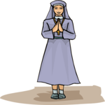 Nun 08 Clip Art