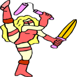 Mutant Super Hero 11 Clip Art