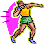 T & F - Shot-Put 8 Clip Art