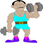 Weight Lifting 06 Clip Art