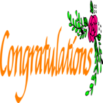 Congratulations 2 Clip Art